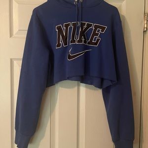 Blue Nike sweatshirt